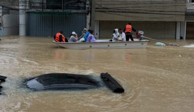 Kraftiga översvämningar i Thailand – minst 19 döda
