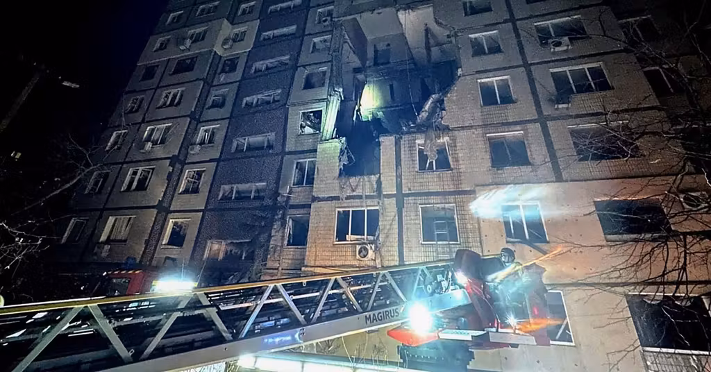 Dödlig rysk attack mot ukrainsk storstad - Västerbottens-Kuriren