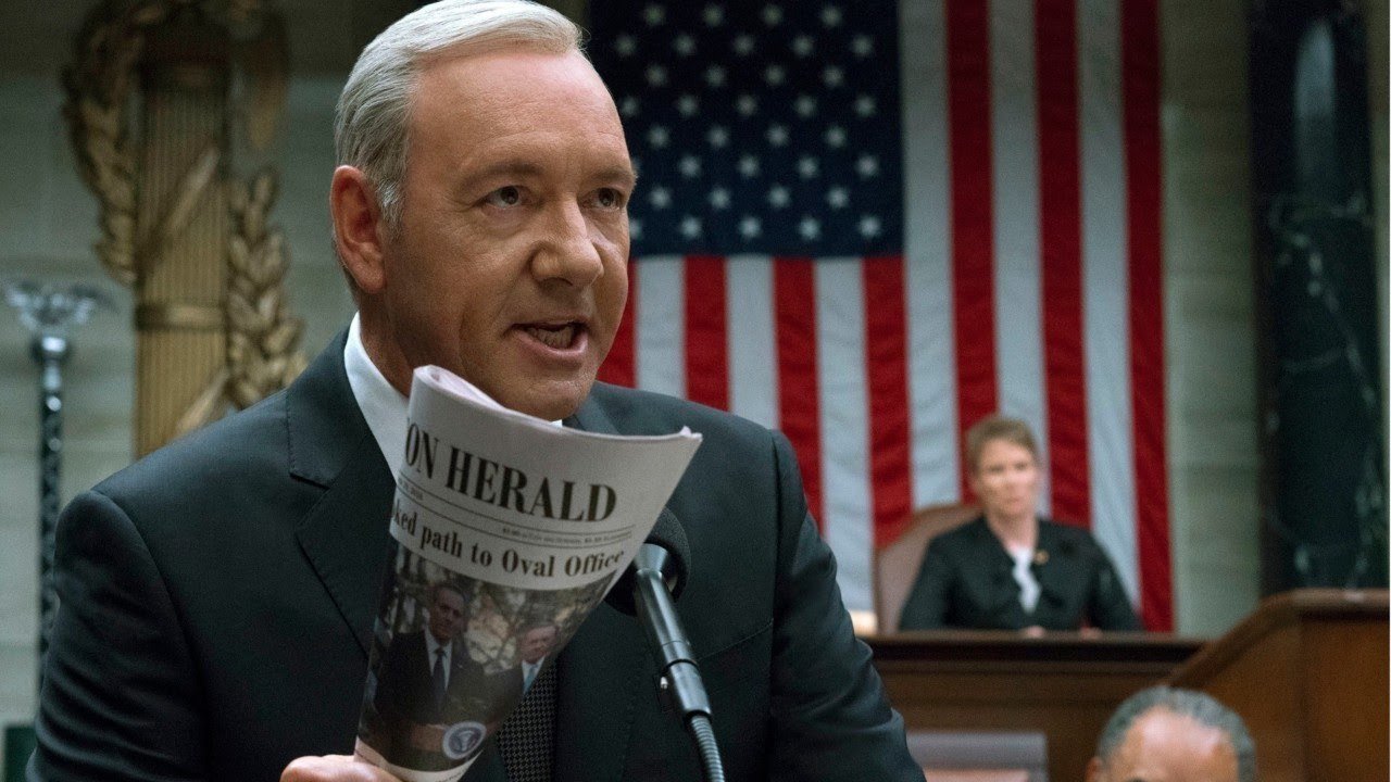 Kevin Spacey. Inte hemlös.