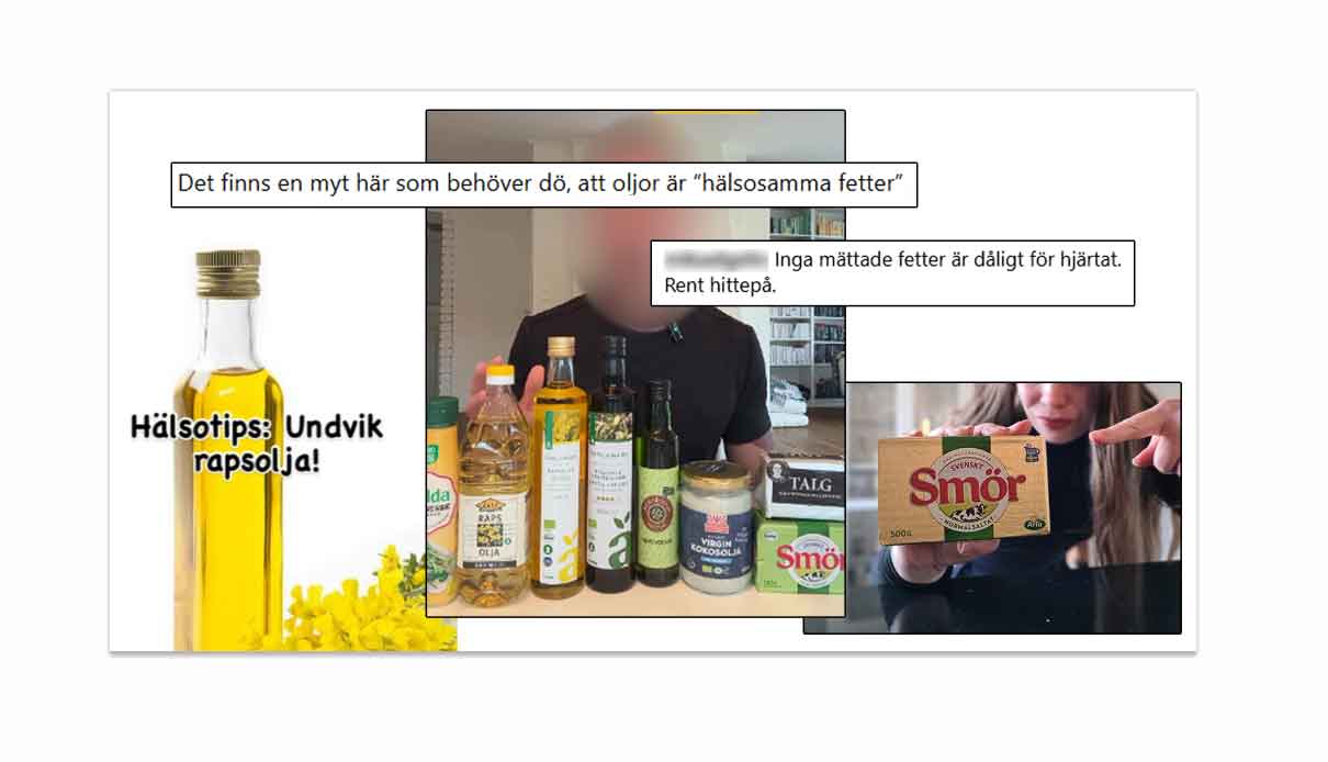 Fettkamp på nätet – så säger forskningen om smör och fröoljor