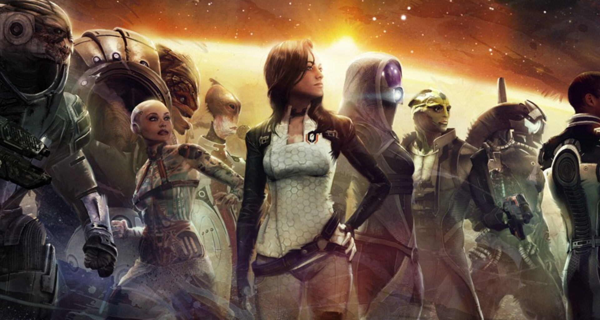 Några av "Mass Effect"-seriens många minnesvärda karaktärer.