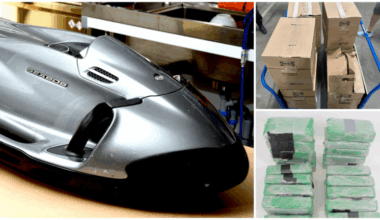 Grodmän hämtade kokain från fartygsskrov