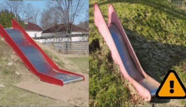 Hags återkallar släntrutschbana på grund av risk för att barn kan fastna