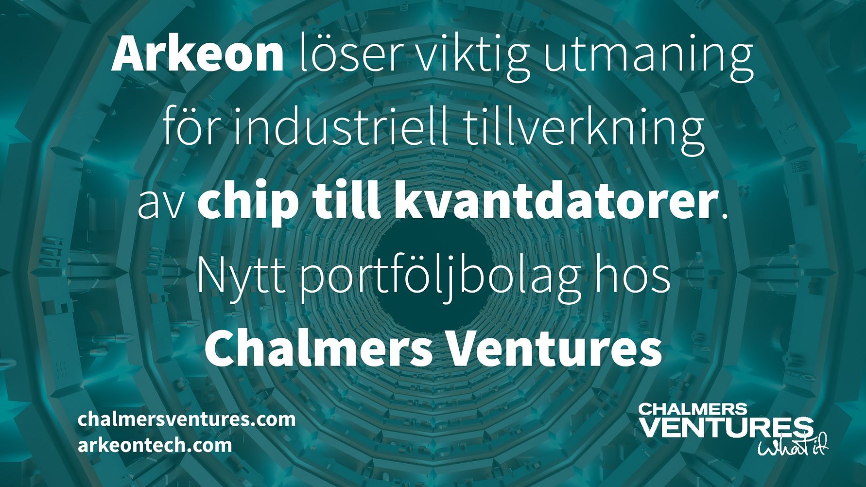 Arkeon löser viktig utmaning för industriell tillverkning av chip till kvantdatorer – Nytt portföljbolag hos Chalmers Ventures