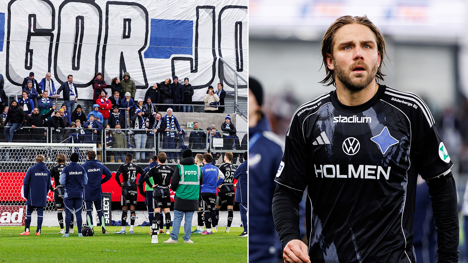 Norrköpings supportrar kastade kläderna: "Befogat"