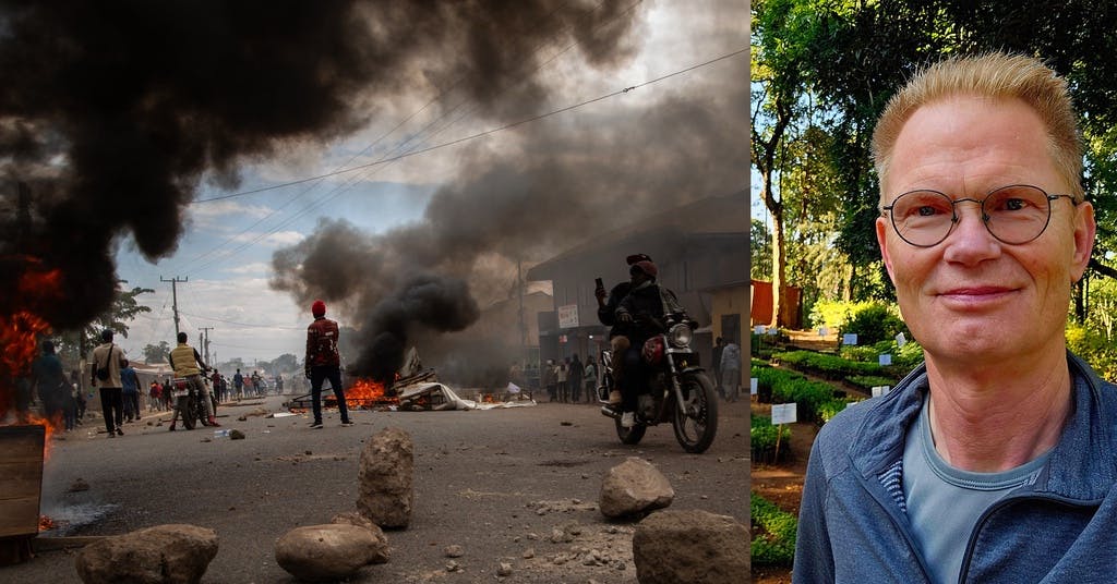 Efter våldet – når inte kollegorna i Tanzania - Västerbottens-Kuriren