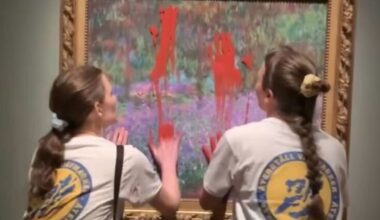 Klimataktivister frikänns för attack mot Monetmålning