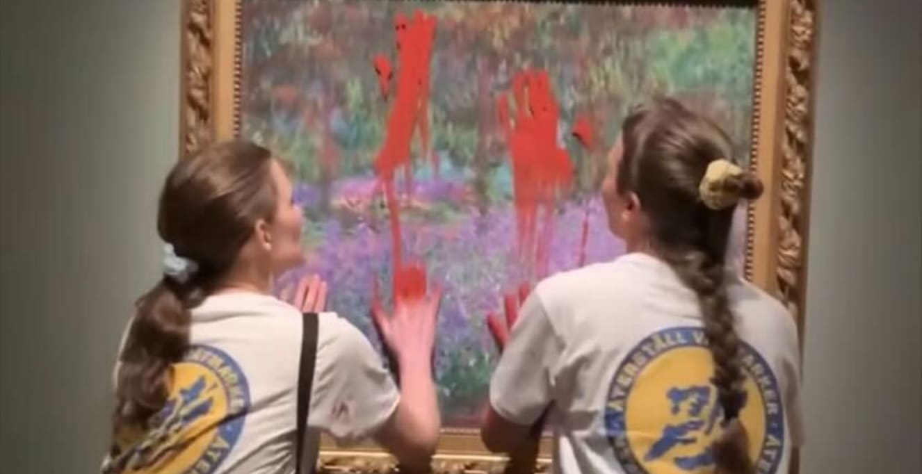 Klimataktivister frikänns för attack mot Monetmålning