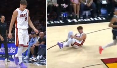 Basket: Pelle Larsson ut skadad i Miamis seger mot Denver