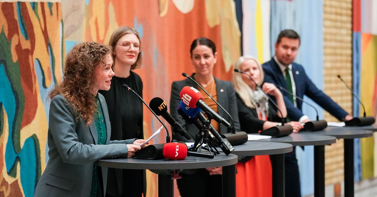 Överenskommelse om rödgrön statsbudget i Norge - SVT Nyheter