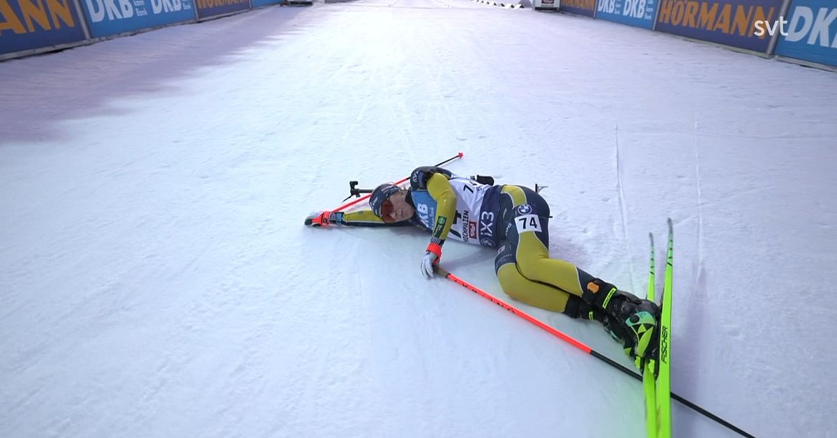 Vintersport: Anna Magnusson på pallen igen – tar över ledartröjan