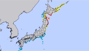 Kraftigt jordskalv utanför Japan – tsunamivarning