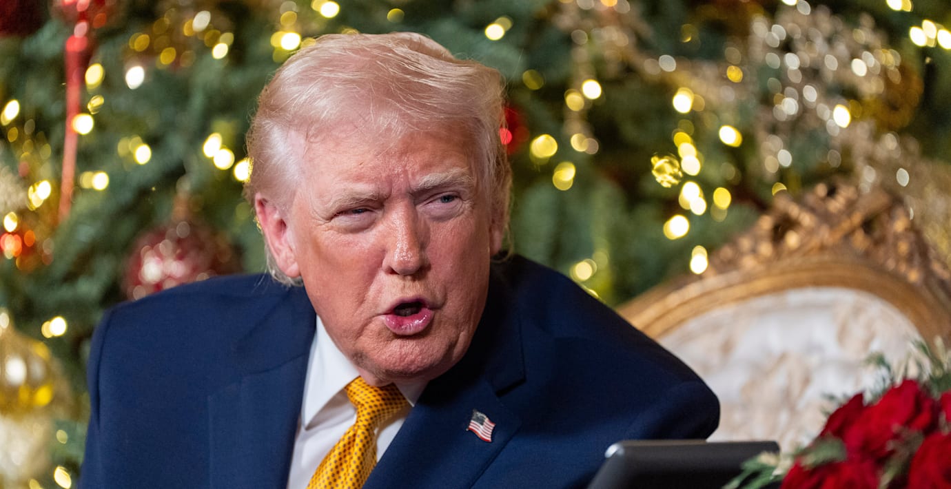 Vill inte släppa in en ond tomte