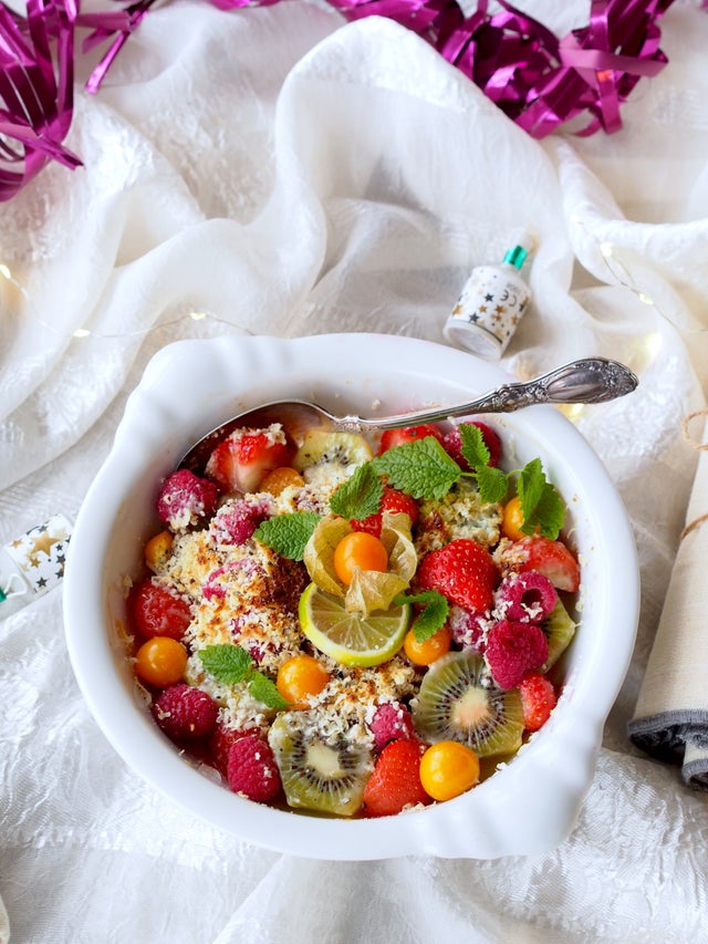 Gino är alltid poppis. För att göra den mindre söt skippar jag bananen och tillsätter lime.