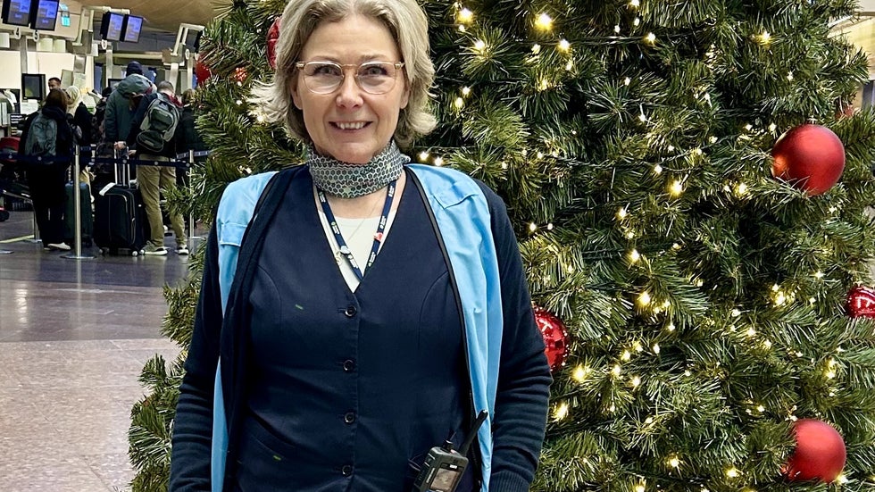 Charlotte ”Lotta” Andersson från Ljusdal bytte bana efter 21 år på H&M och arbetar numera som terminalvärd på Arlanda.