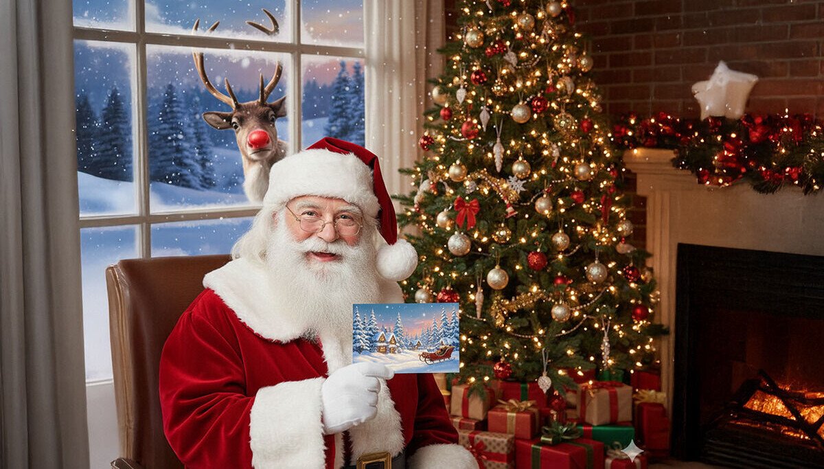 Skicka riktiga julkort från din mobil