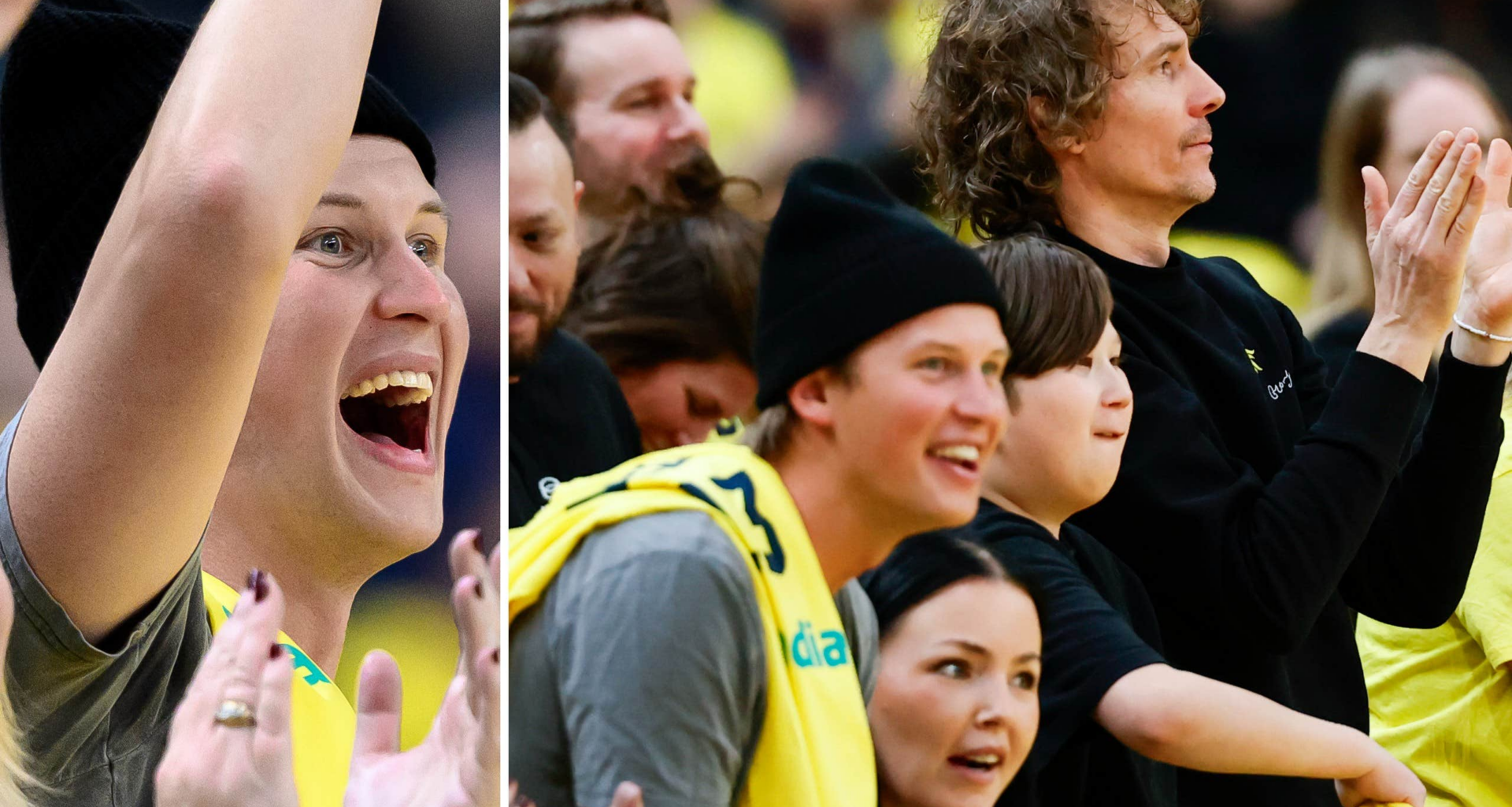 Viktor Leksell, Miriam Bryant och Håkan Hellström dök upp på Sveriges VM-kvalmatch | Basket