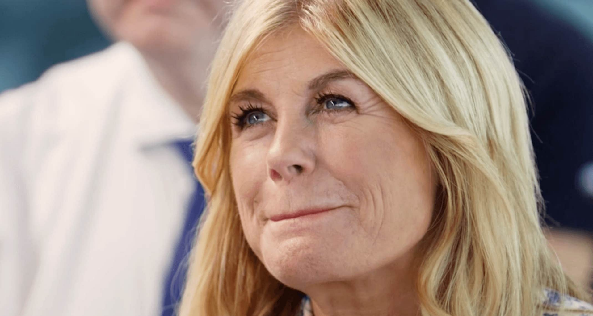 Pernilla Wahlgren ställd av frågan i SVT:s ”Frågan är fri”