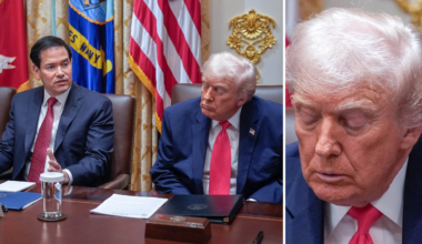 Donald Trump kämpar mot sömnen – somnar under mötet | Världen