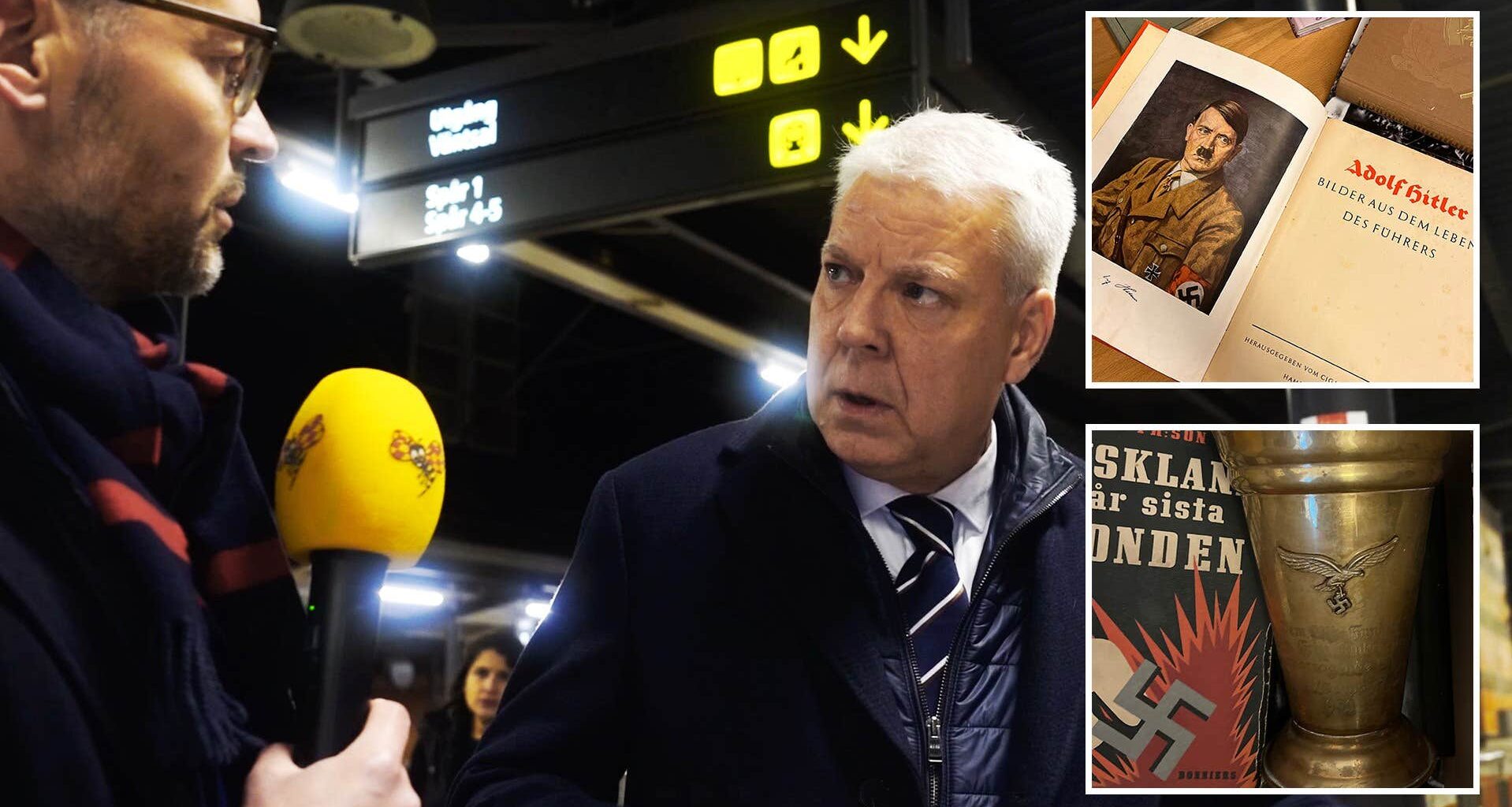 Här är SD-politikern Göran
Hargestams hemliga nazigömma