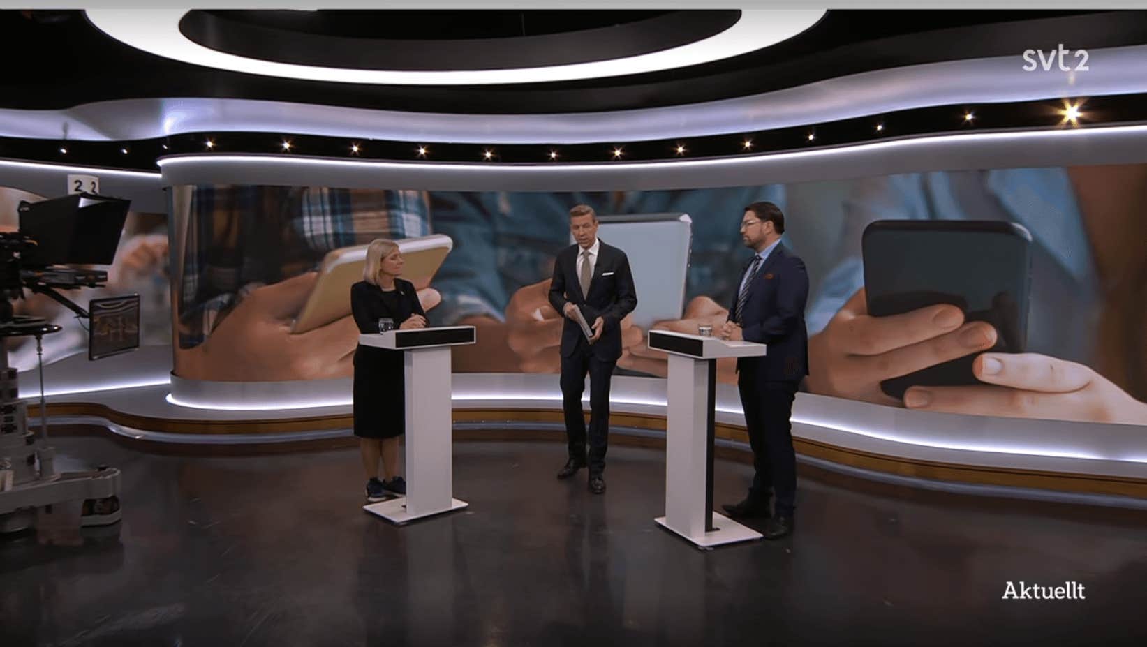 Ulf Kristersson vann debatten från soffan