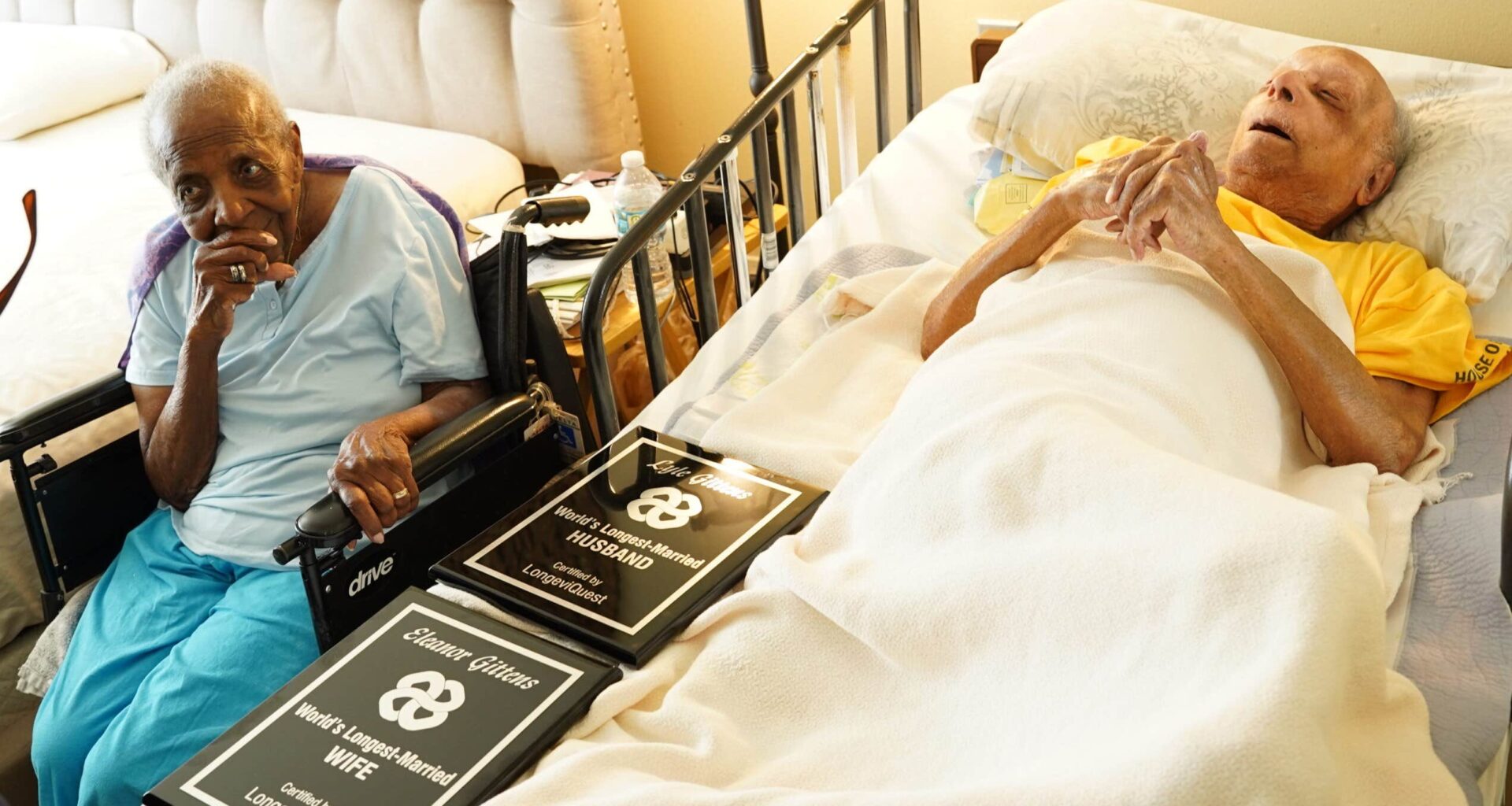 Rekord i äktenskap – har varit gifta i 83 år