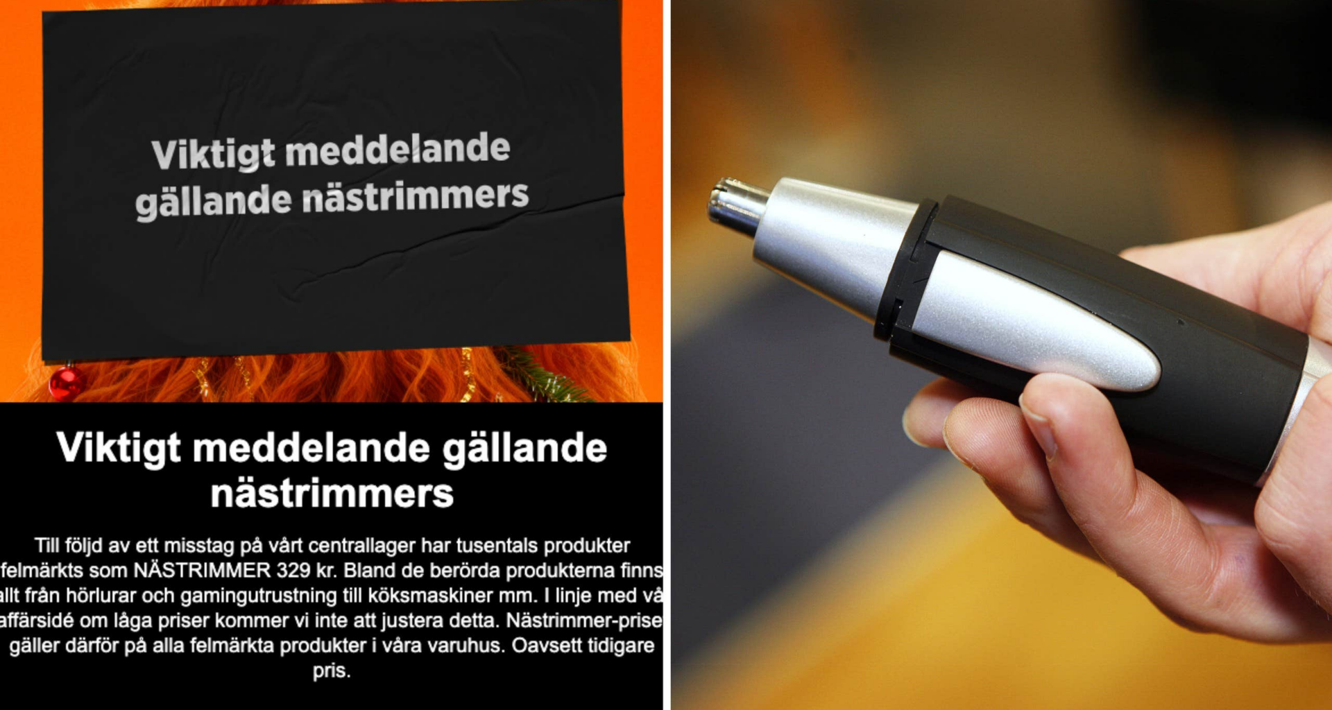 Power säljer 2 000 felmärkta varor till nästrimmerpris