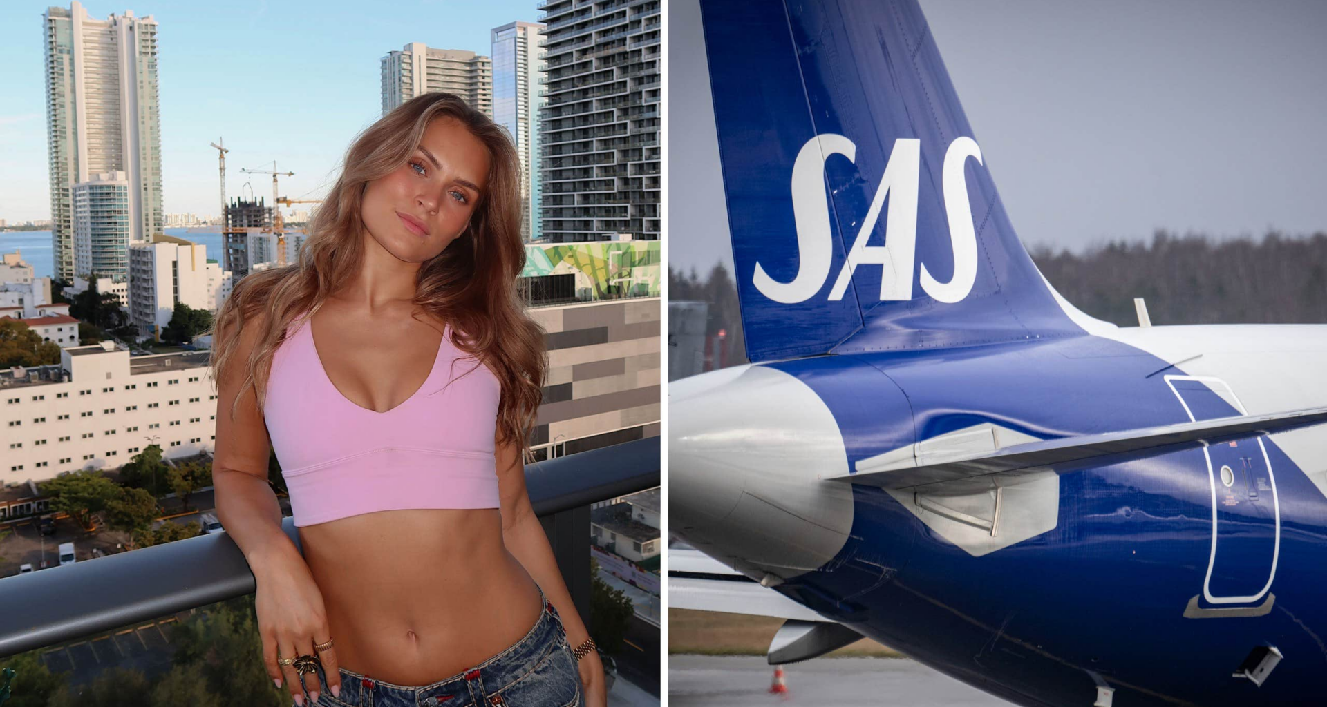 Influencern Jenna Nevrins flygresa avbokades – av följare