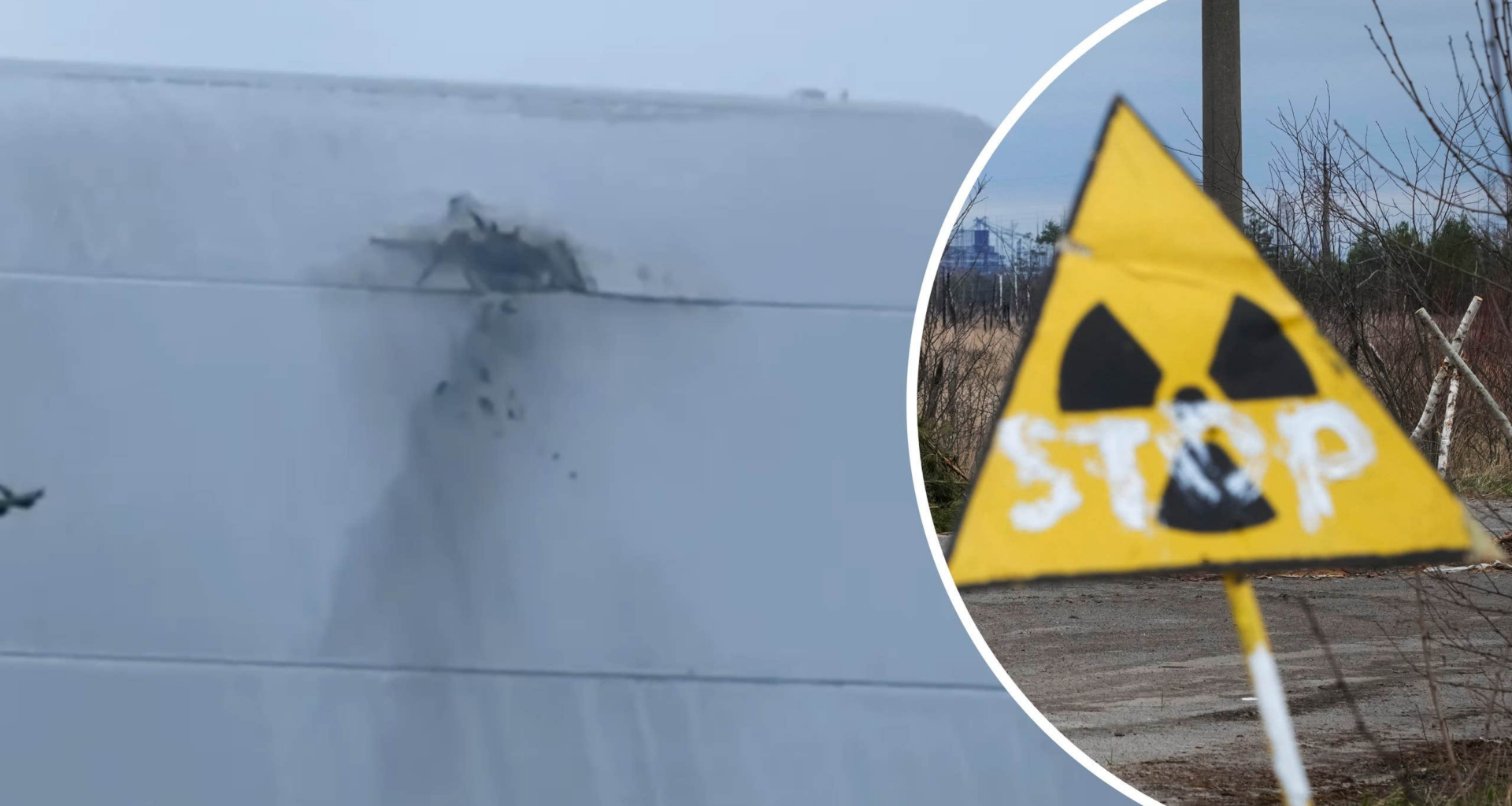 Varningen – Tjernobyls strålskydd är allvarligt skadat