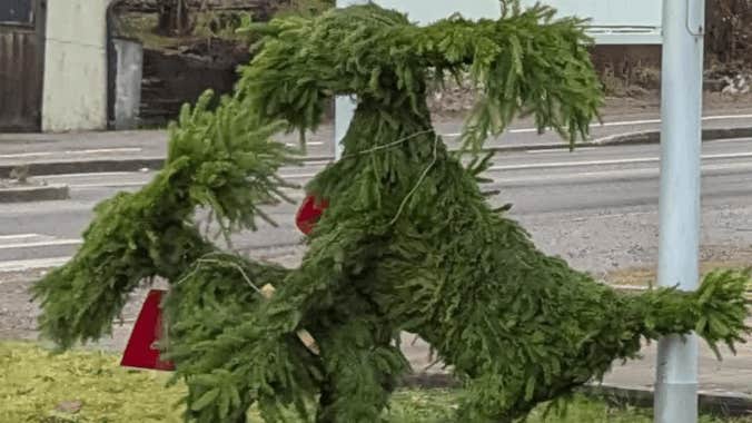 Julbock blev ”kåtbock” i kommunen: ”Skrattade”