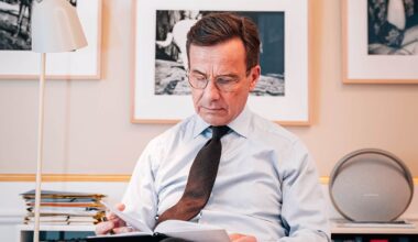 Här förbereder Kristersson Tidömötet i Strängnäs