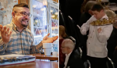 Servitörens miss på Nobelfesten – i direktsändning i SVT