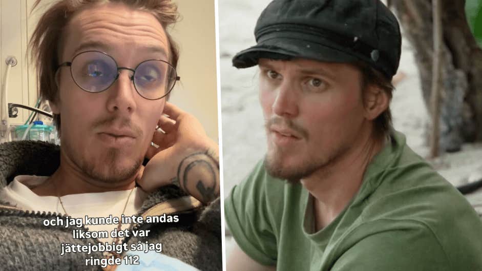 Agust Helgason fick blodproppar i lungorna efter Robinson