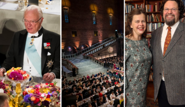 Edward Bloms köttbullsmöte på Nobel-efterfesten