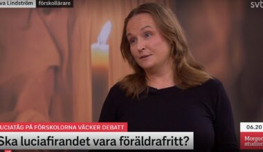 Förskolans krönikör i SVT: Luciadebatten har fel fokus