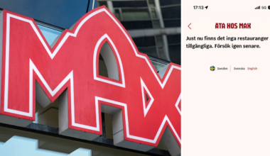 Systemen nere på Max – går inte att beställa digitalt