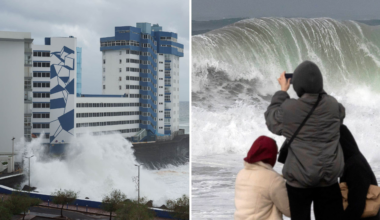 1400 blixtar på fyra timmar på Kanarieöarna