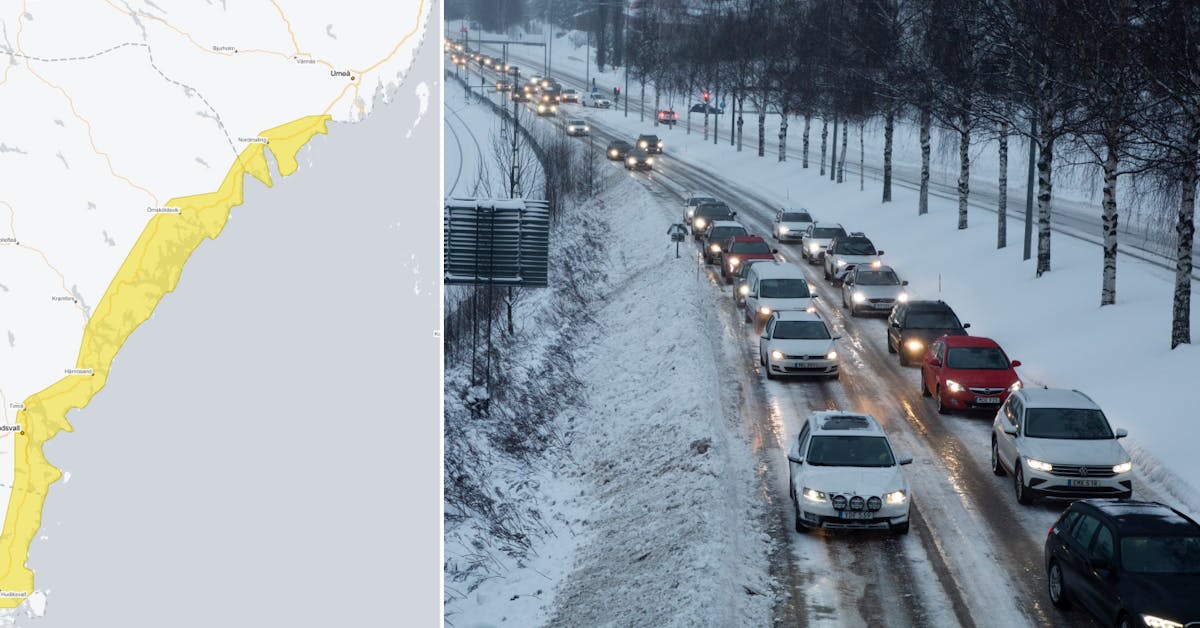 Just nu: Trafikverket går ut med trafikvarning - Västerbottens-Kuriren