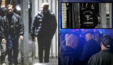 Aktivklubb och mc-gäng
på nazistfest i Eskilstuna