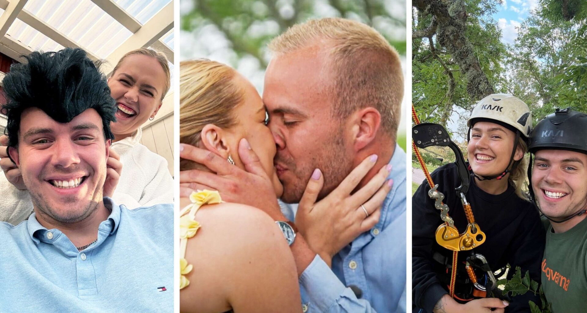 BONDE FICK SIN FRU Nu kan Nathalie och Rasmus vara öppna med kärleken: ”Hon är verkligen drömtjejen” - NWT