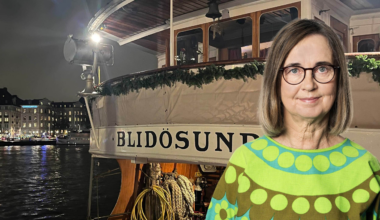 Detta är det absolut
mysigaste julbordet! Gunilla Brodrej testar julmat på S/S Blidösund