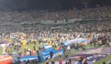 Finalen slutade i kaos – minst 59 personer skadade | Fotboll