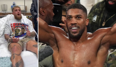 Anthony Joshua vinner superfajten mot Jake Paul – domarens kritik