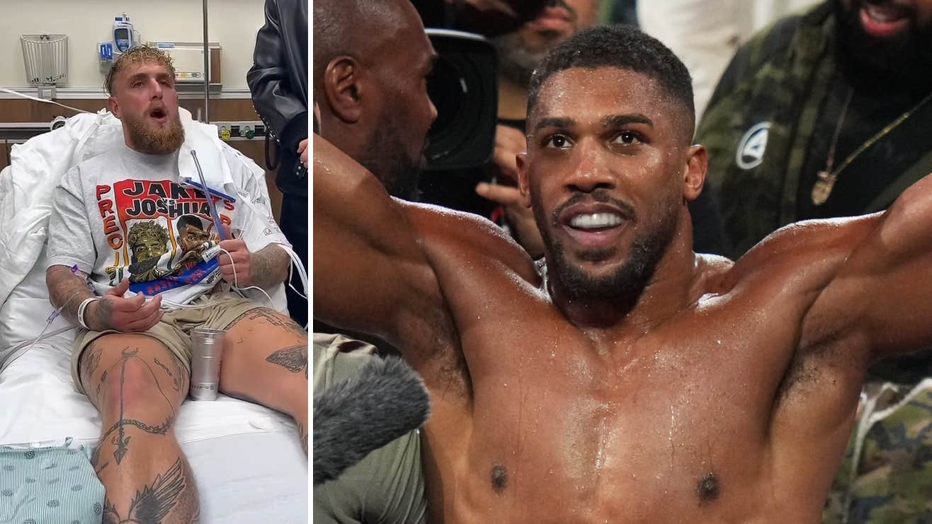 Anthony Joshua vinner superfajten mot Jake Paul – domarens kritik