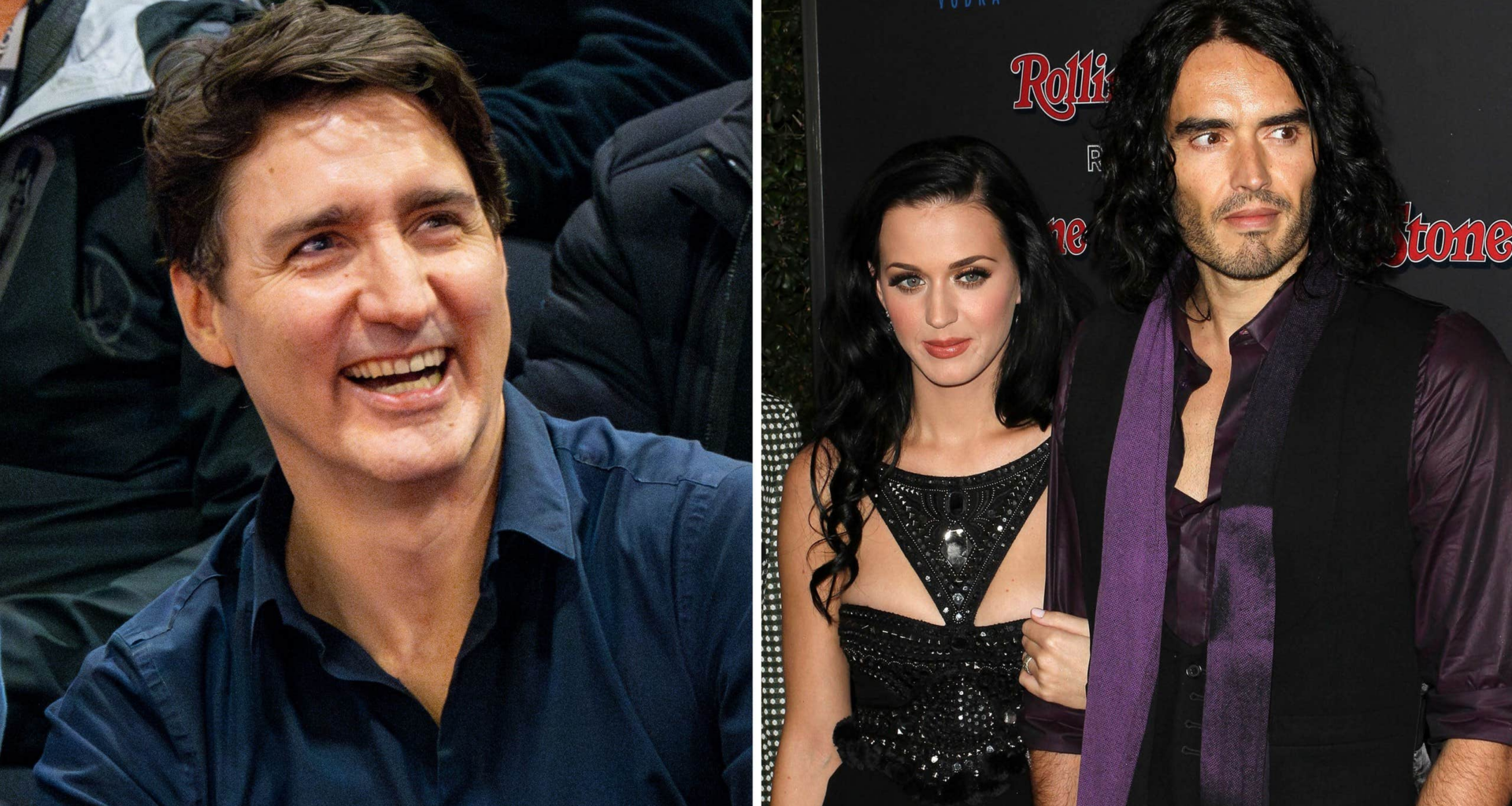Russell Brands känga till Katy Perry och Justin Trudeau