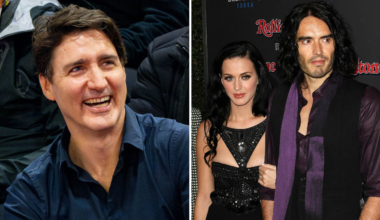 Russell Brands känga till Katy Perry och Justin Trudeau