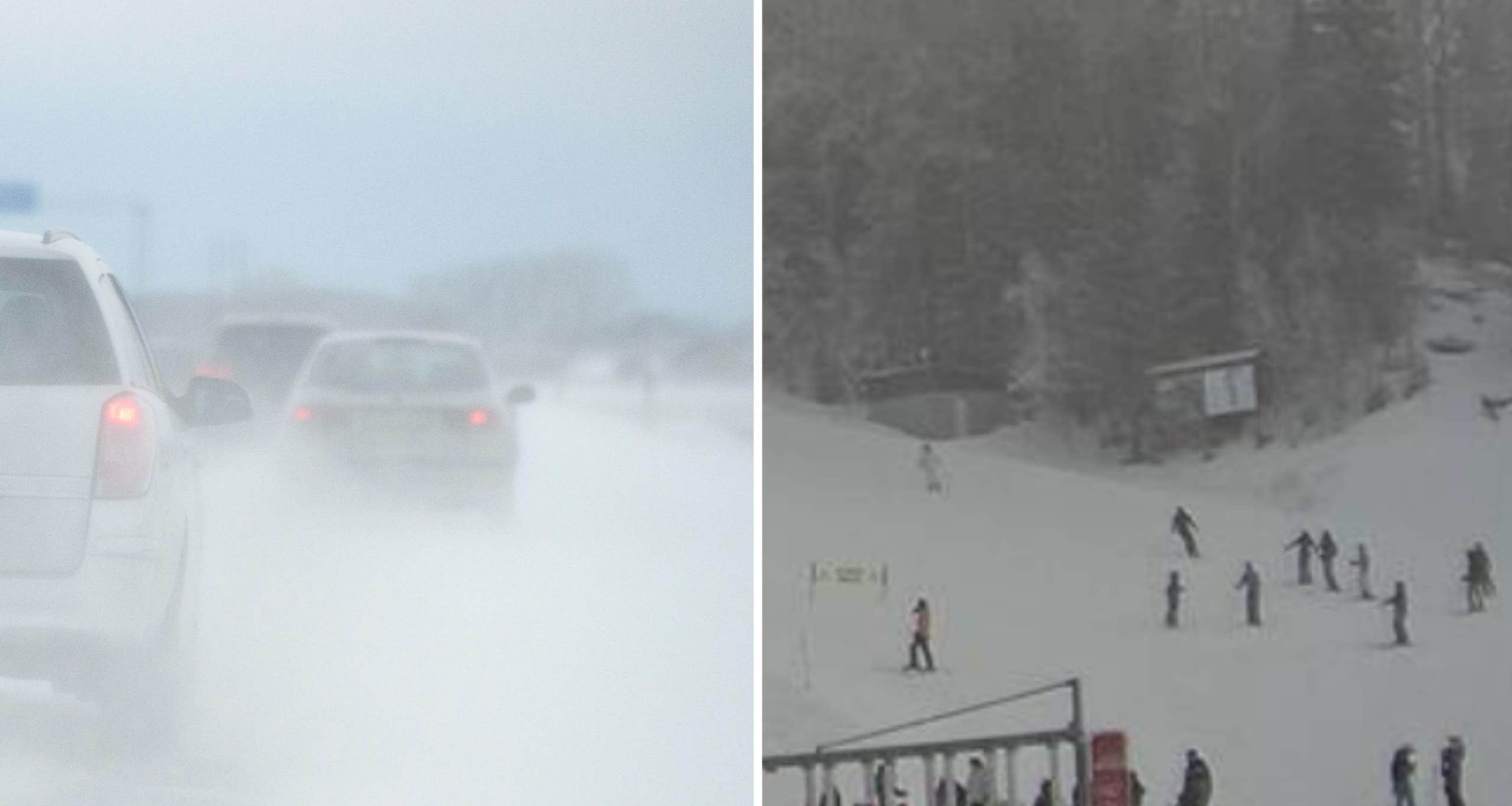 Orange varning för vind och snö på julafton