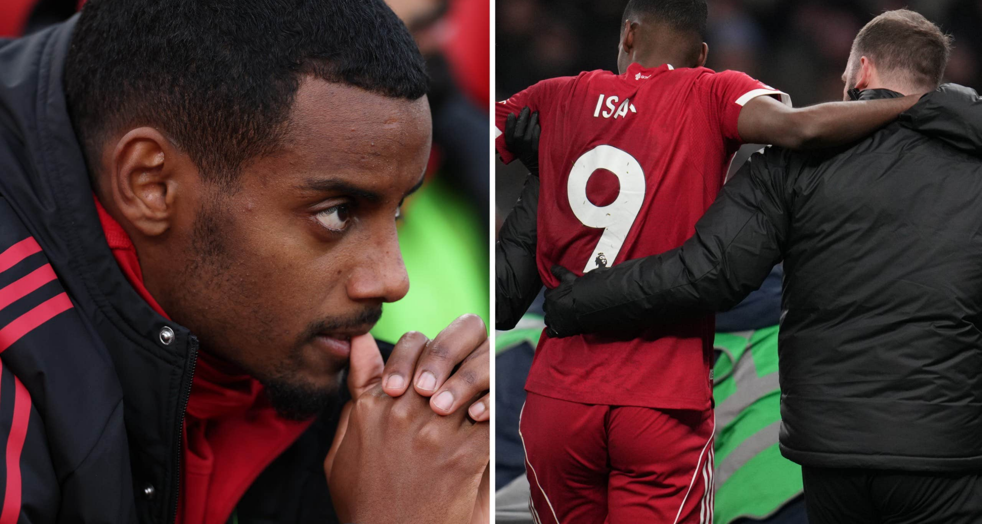 Alexander Isaks första ord efter skadan