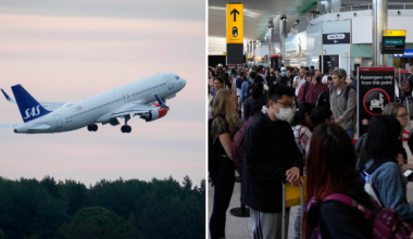 Flygstrejker runtom i Europa i jul