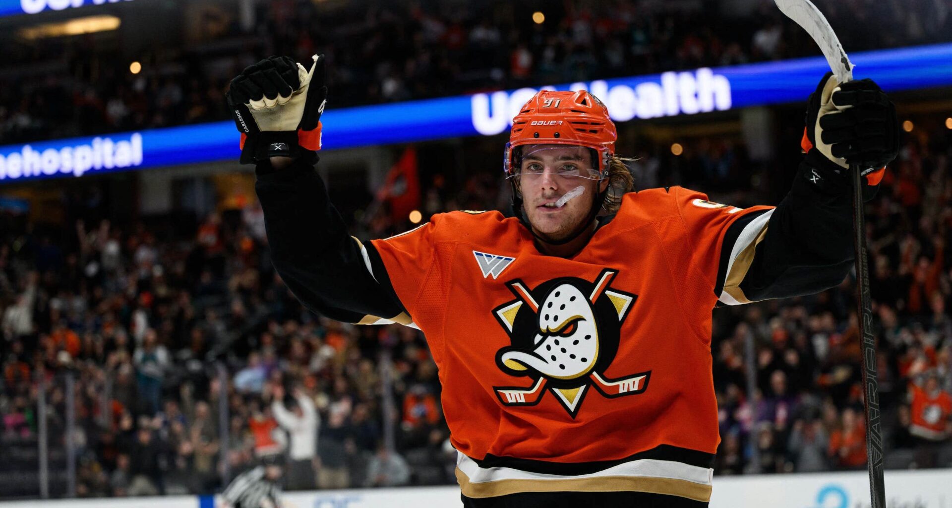 Anaheim föll i Leo Carlssons frånvaro